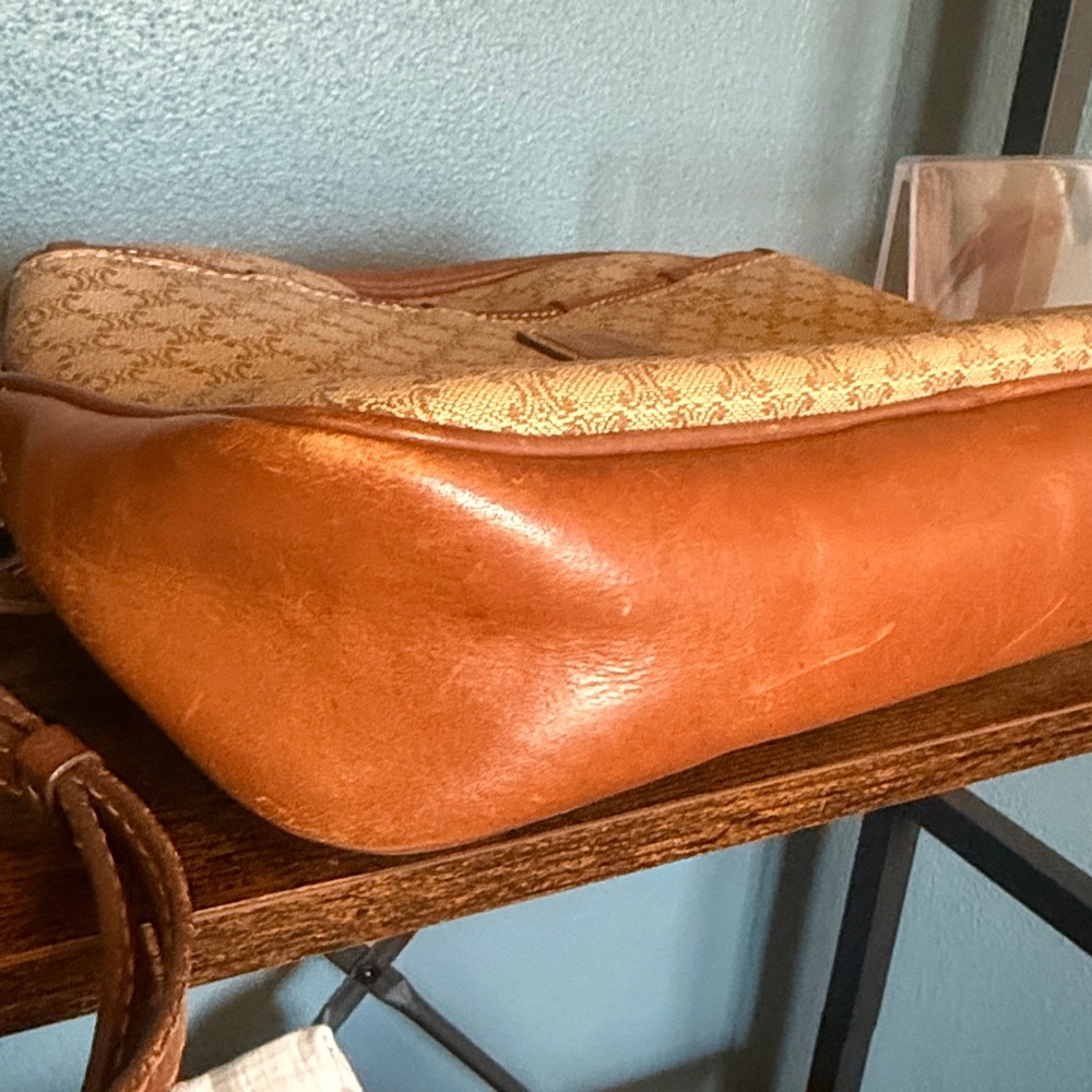Celine Tan and Brown crossbody vintage bag - Picture 2 of 9